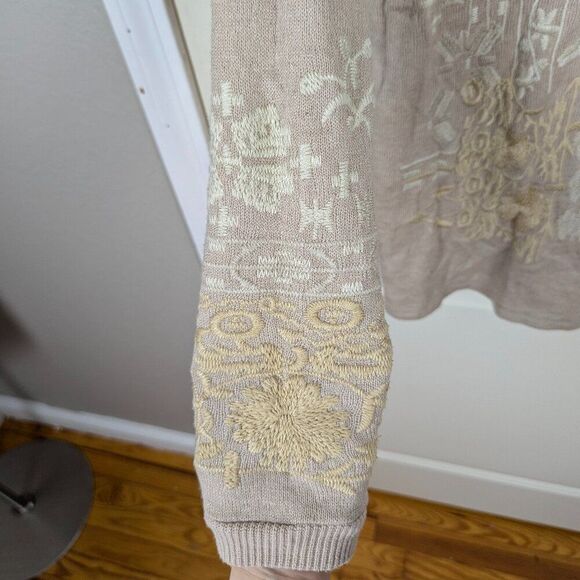 Johnny Was | Embroidered Floral Long Sleeve Sweater Size Extra Small - Picture 5 of 11